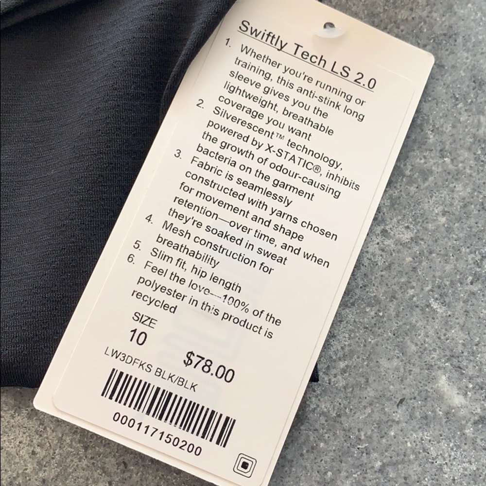*NWT* Swiftly Tech LS - Picture 3 of 4